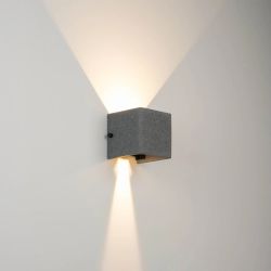 Светильник LGD-PERAN-WALL-S120x120-6W Warm3000 (BK, 0-80 deg, 230V) (Arlight, IP65 Бетон, 3 года) 051748