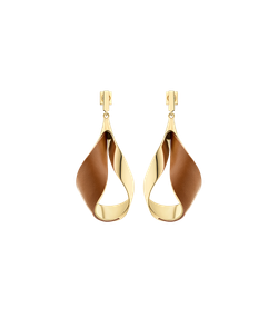 Polène Серьги-подвески Ormé, цвет верблюжьей шерсти