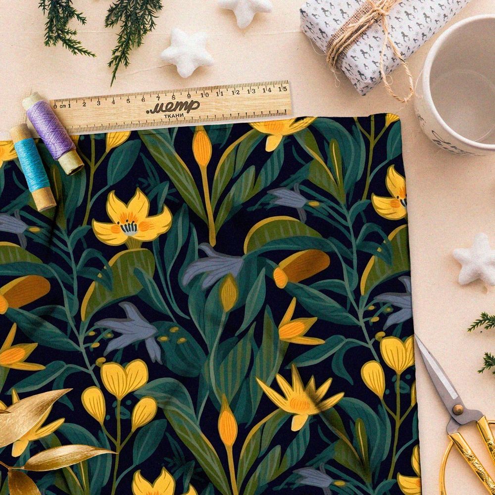 Ткань Барби волшебный вечер