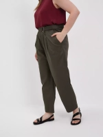 Брюки чинос с поясом