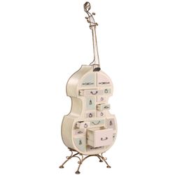 Подставка Контрабас-Комод Акварель Амбер