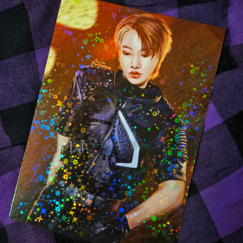 Арт принт / Purple / STRAY KIDS / Чонин (I.N) #1