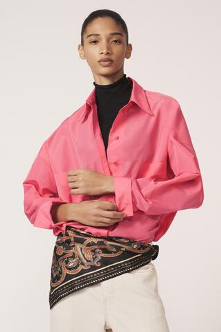 ZARA РУБАШКА С КАРМАНАМИ — THE ITEM ZARA WOMAN, РОЗОВЫЙ