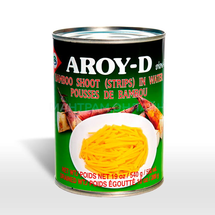 Ростки бамбука (полоски) Aroy-D Bamboo Shoot (Strips) in water 540 г