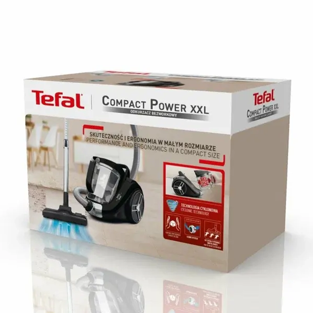 Стационарный пылесос Tefal Compact Power XXL TW4826EA (q)