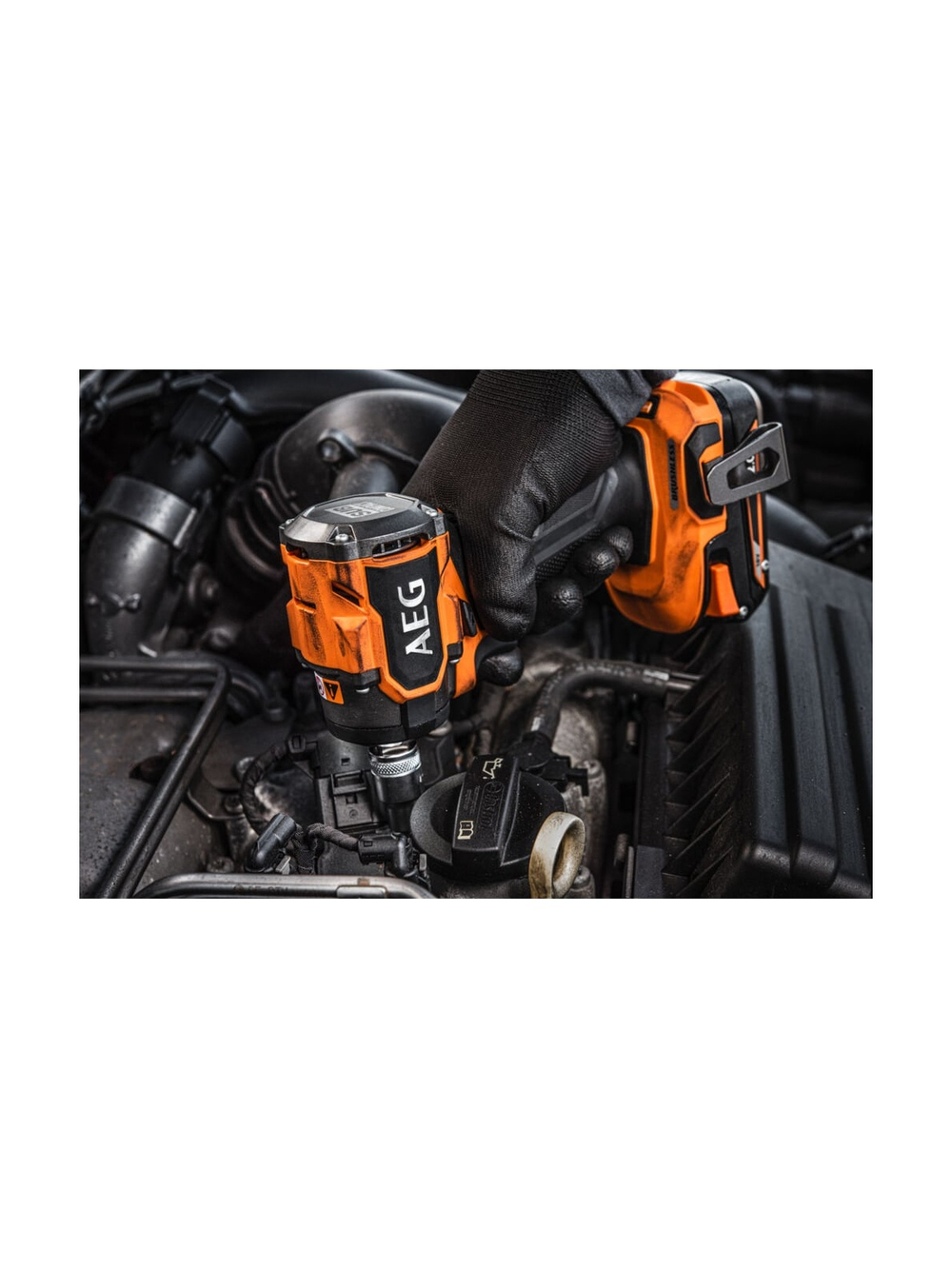 Ударный бесщеточный гайковерт AEG 18В BSS18S12BL2-0 4935480060