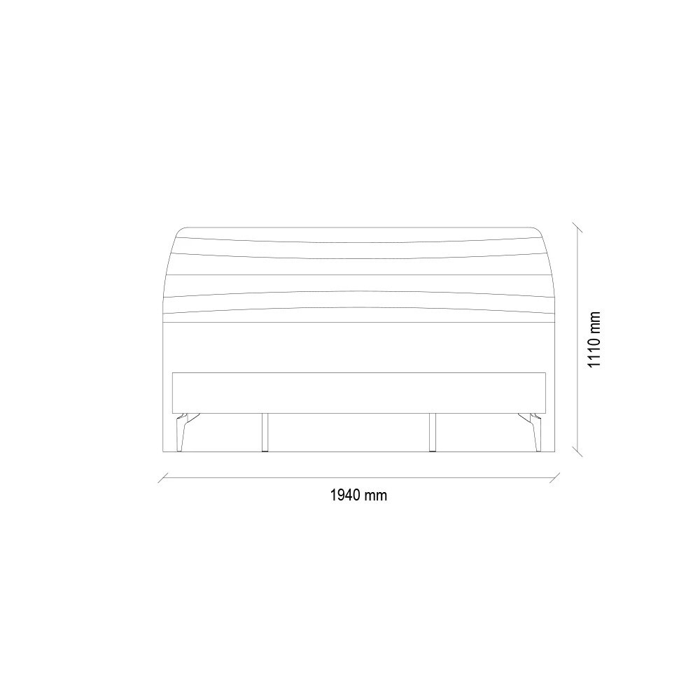 Изголовье (180x200 см) ENZA HOME CORDELL EH57720