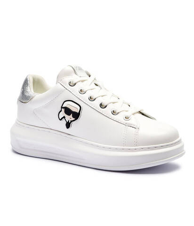Кожаные кроссовки kapri Karl Lagerfeld - белый(KL62530N)