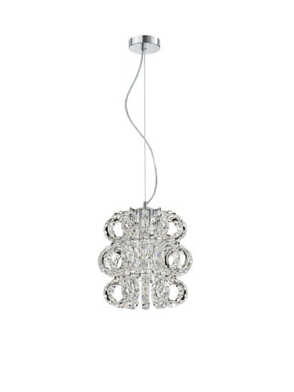 E91-ф300*H320(1200) CHROME (1) Люстра  NW