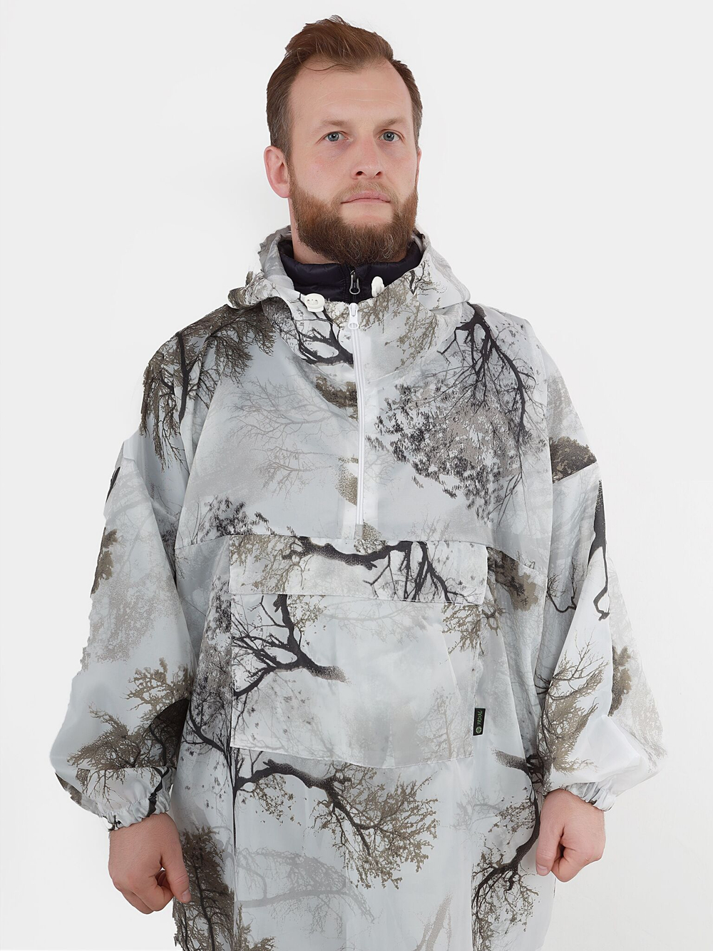 Маскировочный костюм Зима-2 (с карманом), 56-64, деревья