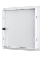 Люк ревизионный LN фланец 200x200 нажимной 224х224 пластик EVECS