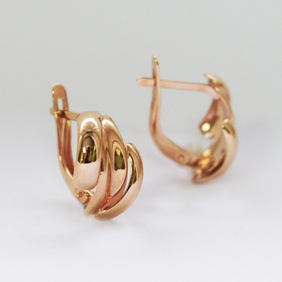 Серьги Волна