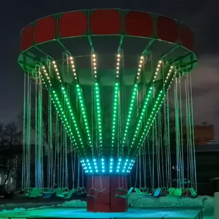 Цепочная карусель «Крона», стационарная высота 8 метров