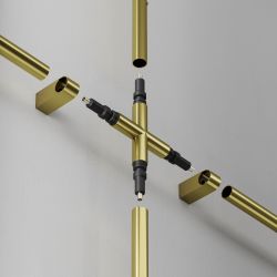 Коннектор X образный для штанговой системы Maytoni Axity CA008TX-BS