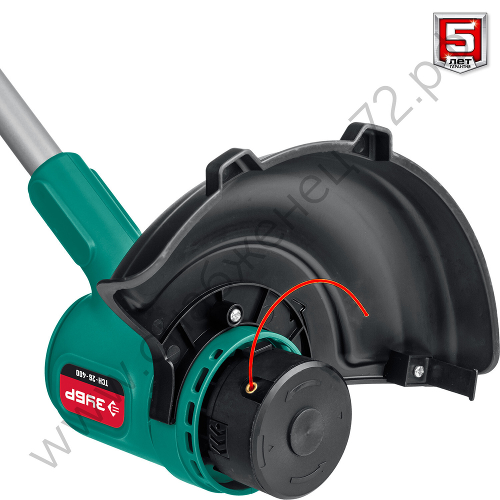 ЗУБР 400 Вт, ш/с 26 см, сетевой триммер (ТСН-26-400)