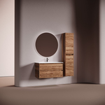 Тумба подвесная Sancos Libra с двумя ящиками 890х450х500, дуб чарльстон, LB90ECH