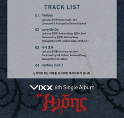 Альбом VIXX - HADES 6th Single Album