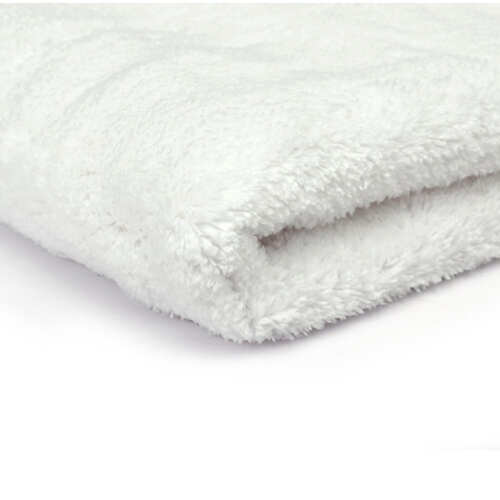 Полотенце из микрофибры плюшевое  Coral Velvet, с оверлоком, 40*40 см, 800 г/м