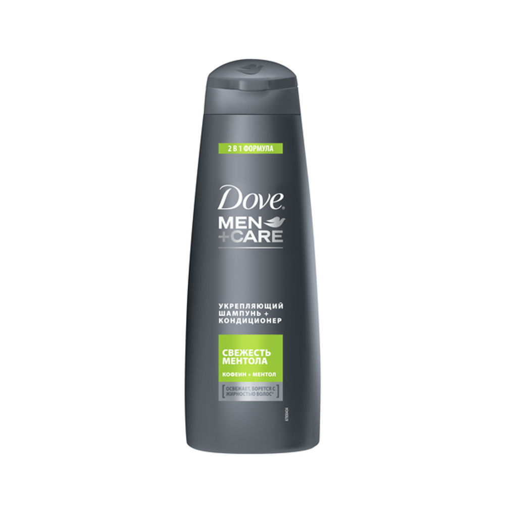 Dove Шамп. МУЖ Свежесть ментола 380мл *5*10 / 210 / 1260