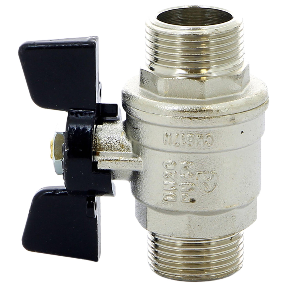 Кран BUGATTI НН 3/4" бабочка OREGON серия 327, полный проход