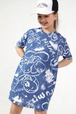 Туника для девочки Позитив-6 Виотекс ИНДИГО