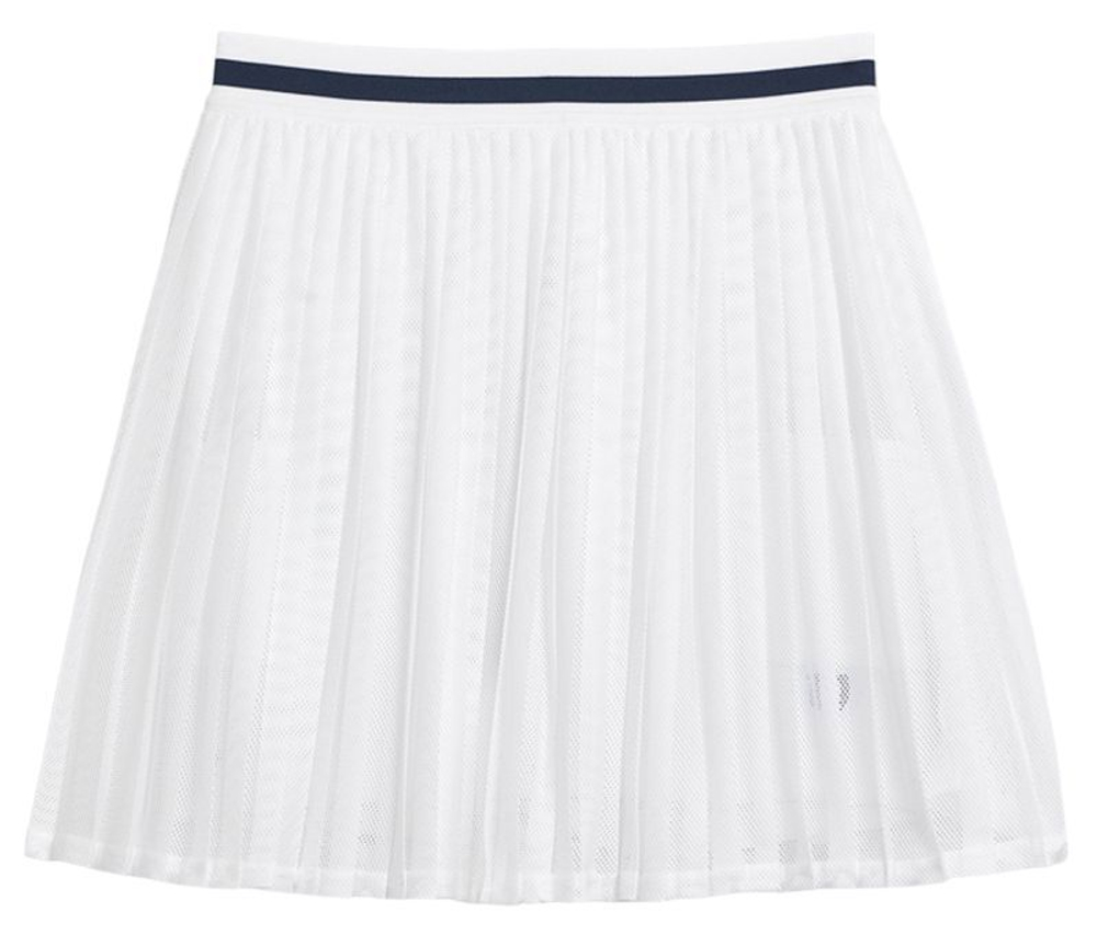 Теннисная юбка Wilson Team Pleated Skirt - белый