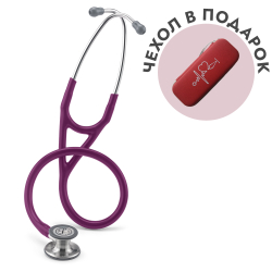 Стетоскоп Littmann Cardiology IV, сливовый, стальная акустическая головка (6156)