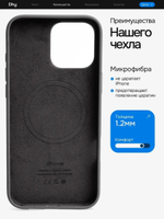 Силиконовый чехол Silicone Case iPhone 16 Pro, с MagSafe Серый