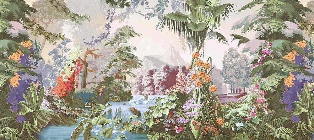Фреска-обои дизайнерская на заказ! Коллекция: Jungle 008F-w-0801,