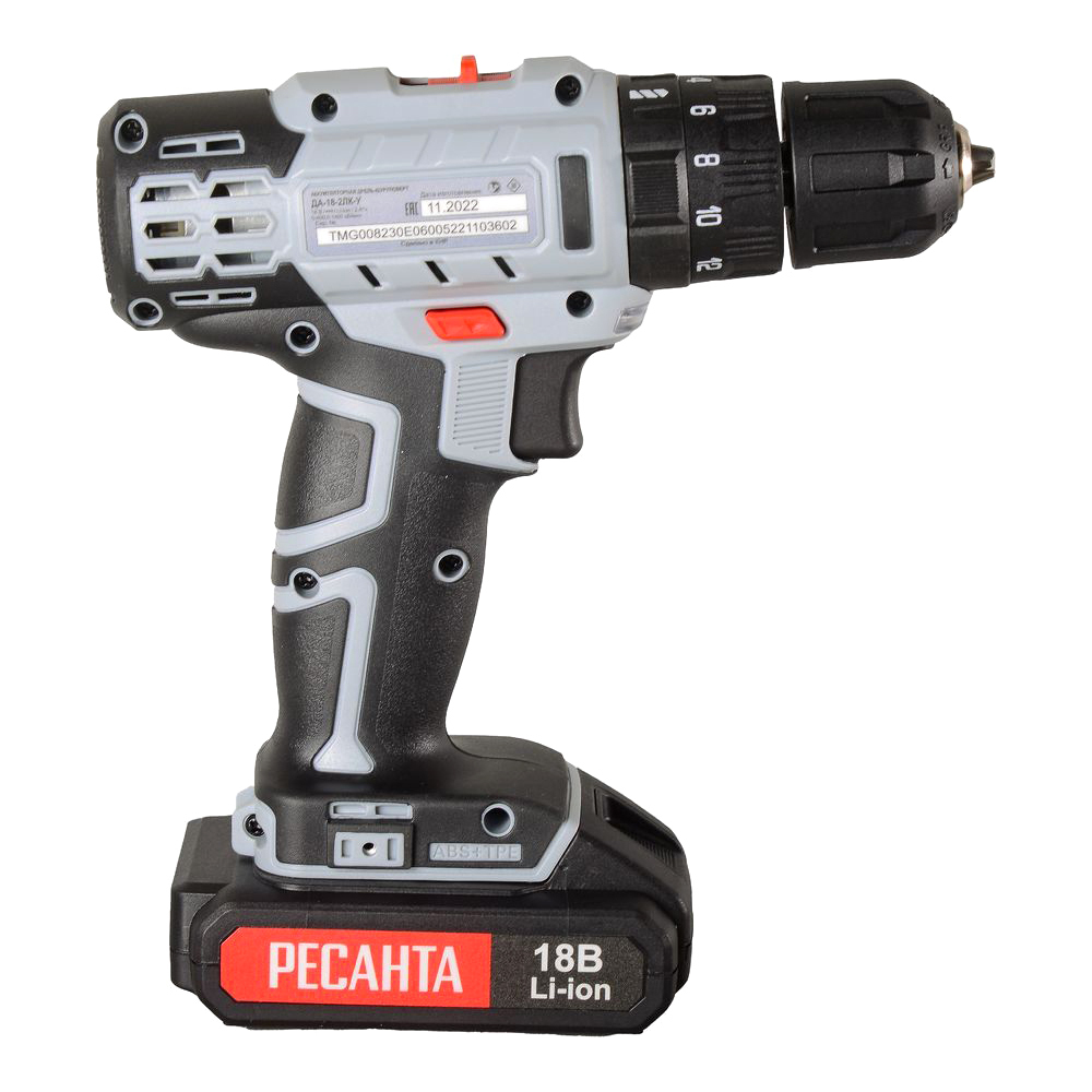 Дрель-шуруповерт аккумуляторная Ресанта ДА-18-2ЛК-У