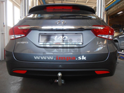 Оцинкованный фаркоп на Hyundai i40 седан/универсал 2012-2019 (без электрики), Galia H085C