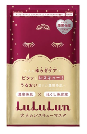 LuLuLun Маска для лица увлажняющая антивозрастная Face Mask LuLuLun One Night Anti-Age Moisture 1 шт