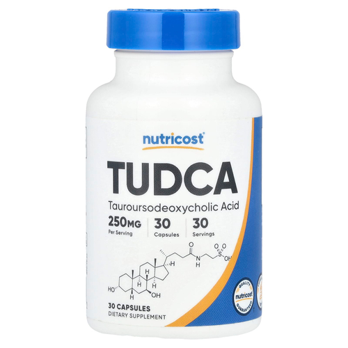 Nutricost, TUDCA, 250 мг, 30 капсул