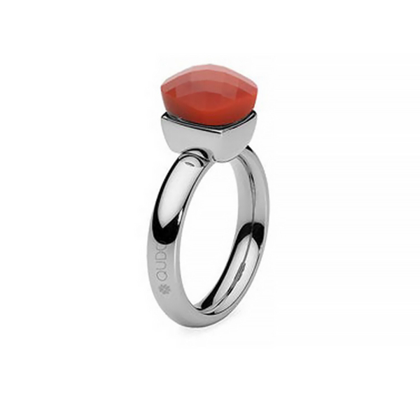 Кольцо Qudo Firenze Red Tulip 16.5 мм 612031 R/S размер 16,5