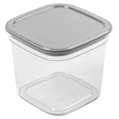 Контейнер для сыпучих продуктов Смарт 0,6л пыльно-серый С413ПСЕР