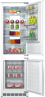 Встраиваемый двухкамерный холодильник Hiberg i-RFCB 400F NFW