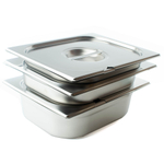 Набор гастроемкостей с крышками под ложку GN1/2-40,65,100