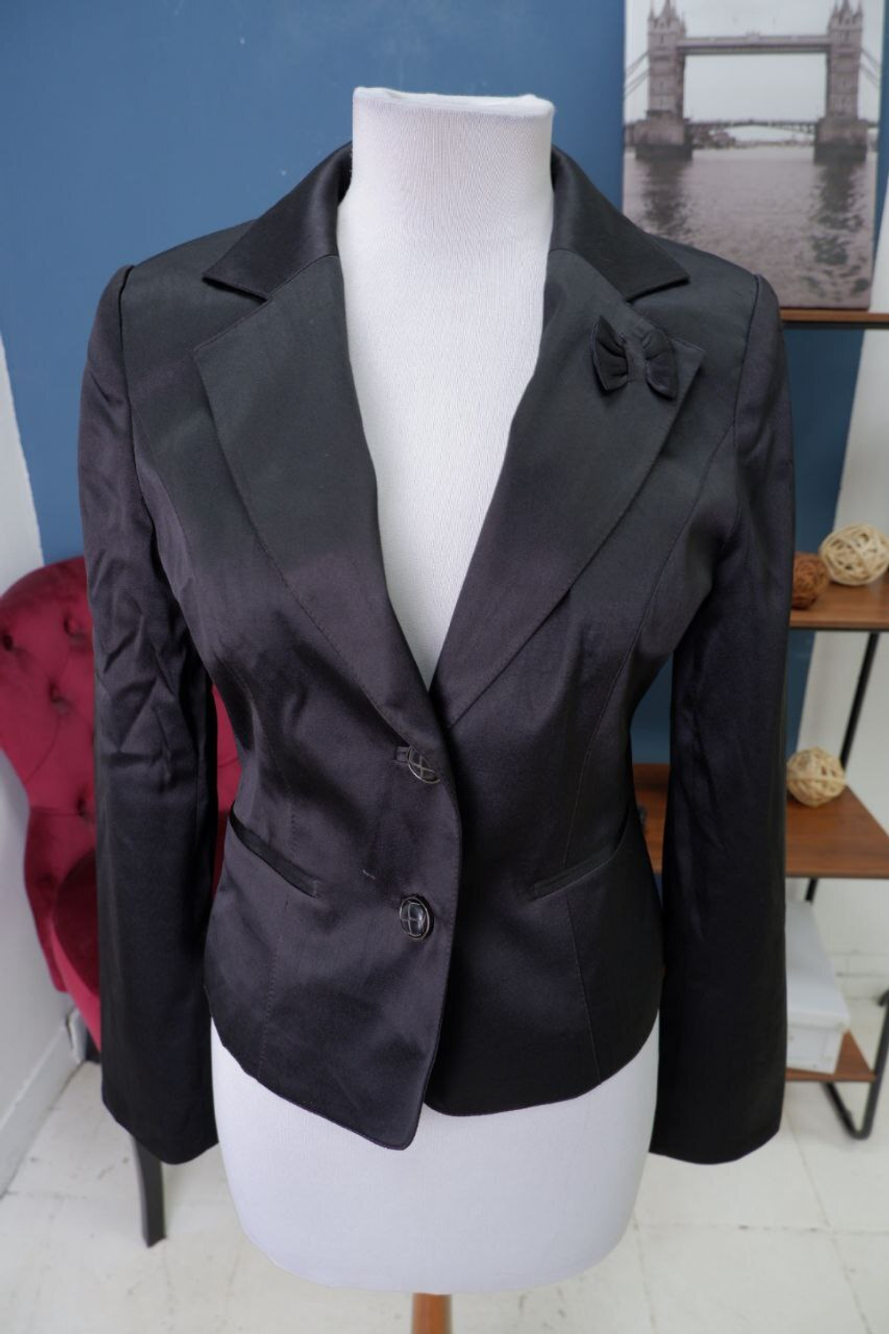 Жакет чёрный 40 размер