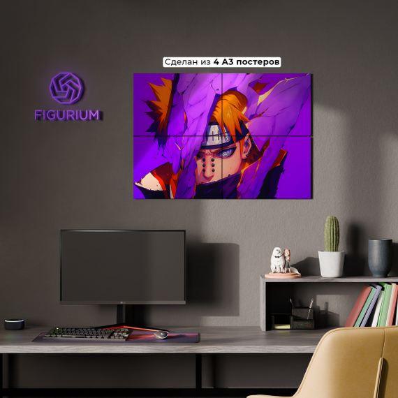 Постер Pain rinnegan power - Naruto