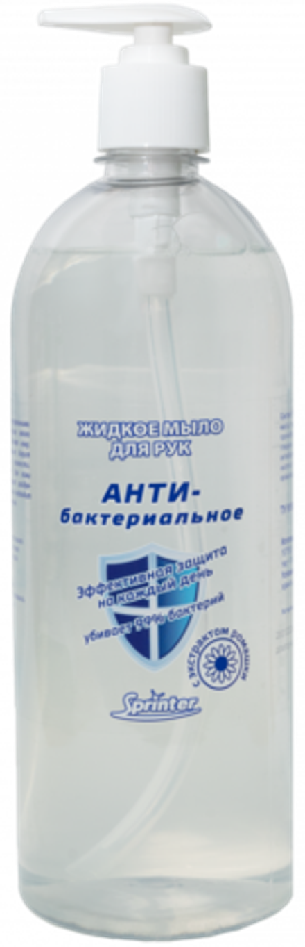 Дезон Жидкое мыло для рук «Sprinter антибактериальное» - 1 л (насос)