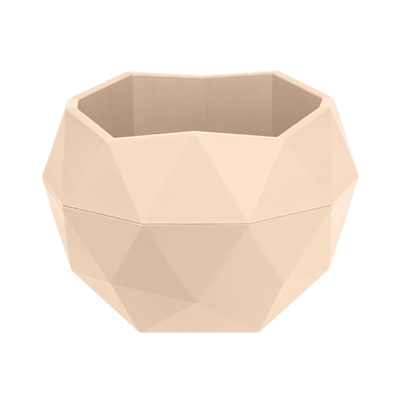 Кашпо "Топаз" (1,2л.) Цв. Кремовый