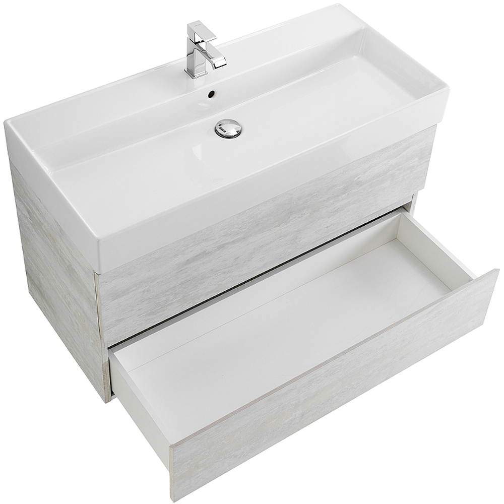 Тумба под раковину Cezares Molveno 46 80 MOLVENO 46-80-2C-SO-LB подвесная Legno Bianco