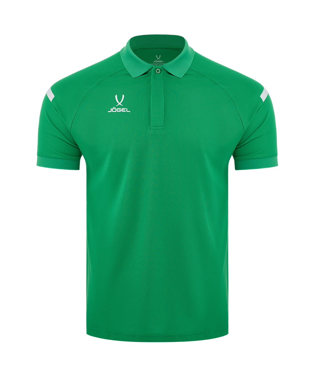 Поло CAMP 2 Poly Polo, зеленый/белый