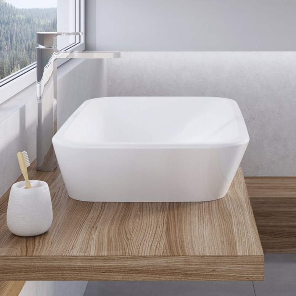 Накладной керамический умывальник Ceramic R
