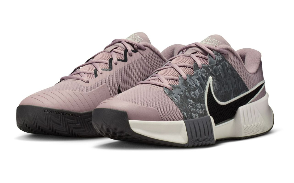 Мужские кроссовки теннисные Nike Zoom GP Challenge Pro Premium Clay- violet ore/black/barely green/anthracite