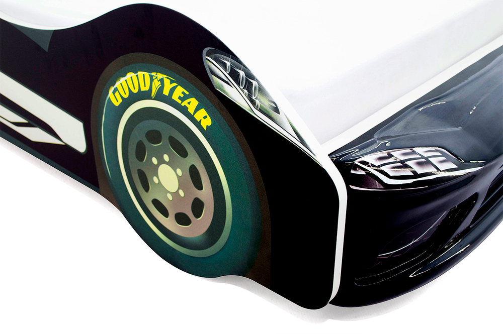 Кровать-машина Бельмарко Супра черная