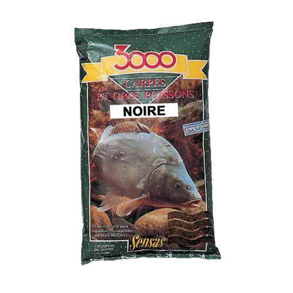Прикормка Sensas 3000 CARP Noire 1кг