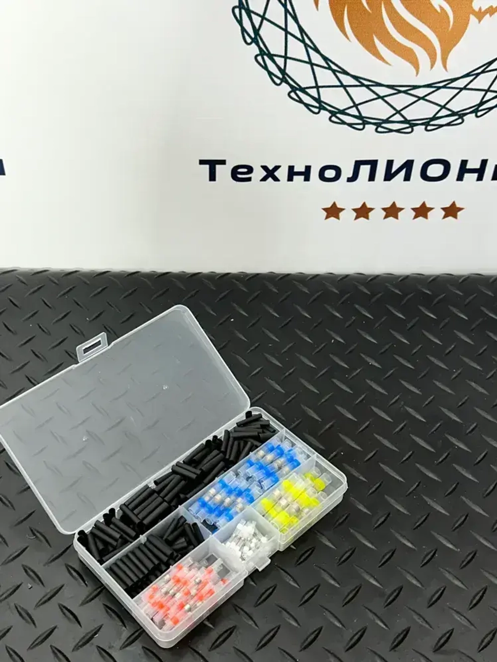 Термоусадка для проводов с клеевым слоем и припоем, Термоусадка с припоем, набор 300 штук