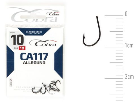 Крючки Cobra Allround FUNA сер. CA117 разм. 010 10шт.