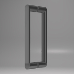 Душевая дверь Dice VDS-4D110CLGM, 1100, вороненая сталь, стекло прозрачное